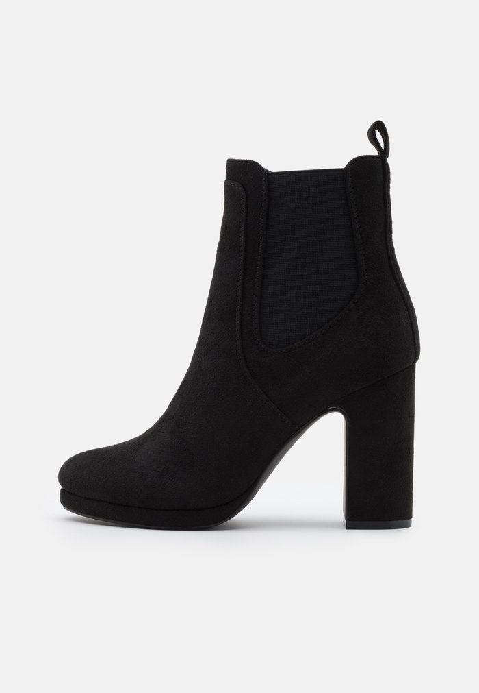 Bottines Anna Field Talons Block heel Zip UP Noir Femme | MNN-7626638